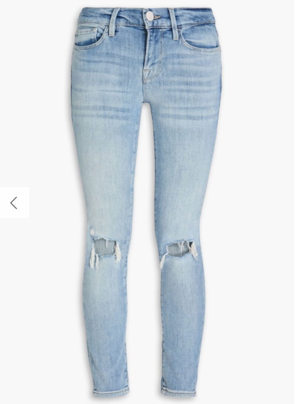 Frame Le Skinny de Jeanne Crop Jeans - size 29
